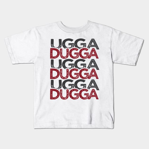 Ugga Dugga Funny Mechanic Automotive Technician Service man joke Kids T-Shirt by alltheprints